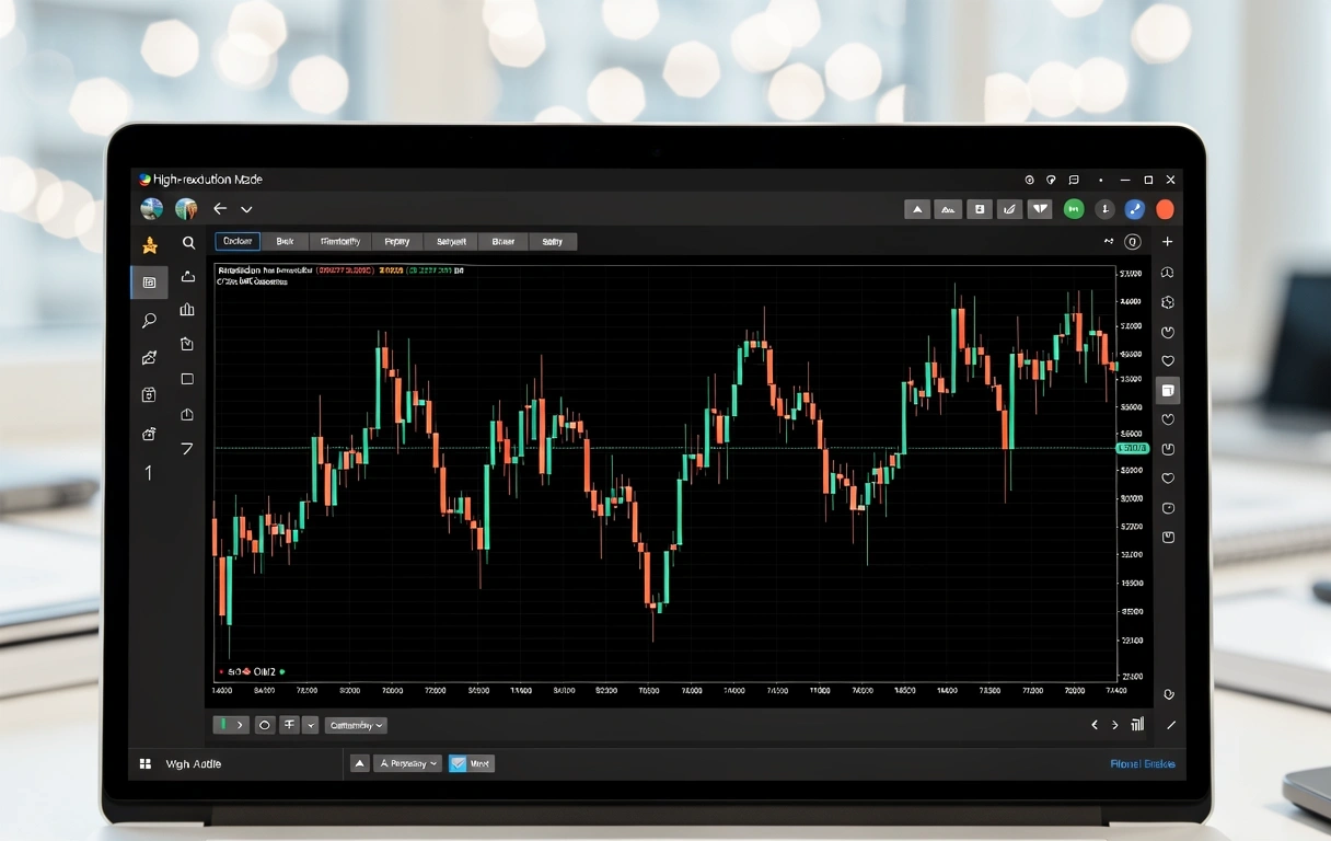 Interface analisis TradingView